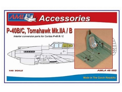 Curtiss P-40 B/C & Tomahawk Mk.Ii A/B - Interior Conversion Set (For Trumpeter And Academy Kits) - zdjęcie 1