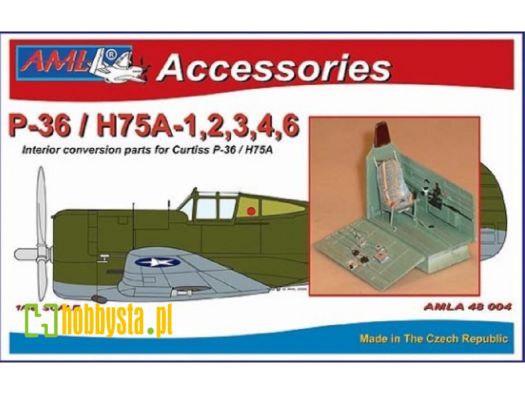 Curtiss-hawk P-36/H-75a - Cockpit, Wheels And Undercarriage (For Academy And Hobbycraft Kits) - zdjęcie 1 Curtiss-hawk P-36/H-75a - Cockpit, Wheels And Undercarriage (For Academy And Hobbycraft Kits) - zdjęcie 1