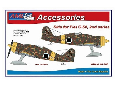Fiat G.50bis - Finnish Decal With Resin Parts Conversion Set - zdjęcie 1