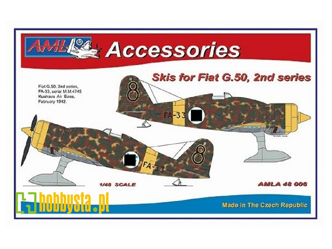 Fiat G.50bis - Finnish Decal With Resin Parts Conversion Set - zdjęcie 1 Fiat G.50bis - Finnish Decal With Resin Parts Conversion Set - zdjęcie 1