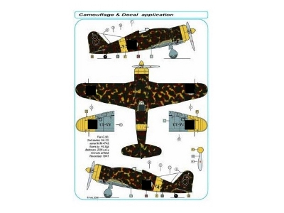 Fiat G.50bis - Finnish Decal With Resin Parts Conversion Set - zdjęcie 3