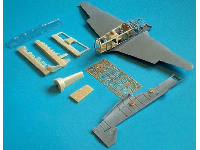 Lavochkin La-5fn Uti - Decals, Resin, Pe Parts Conversion Set (For Kovozavody Prostejov And Zvezda Kits) - zdjęcie 2