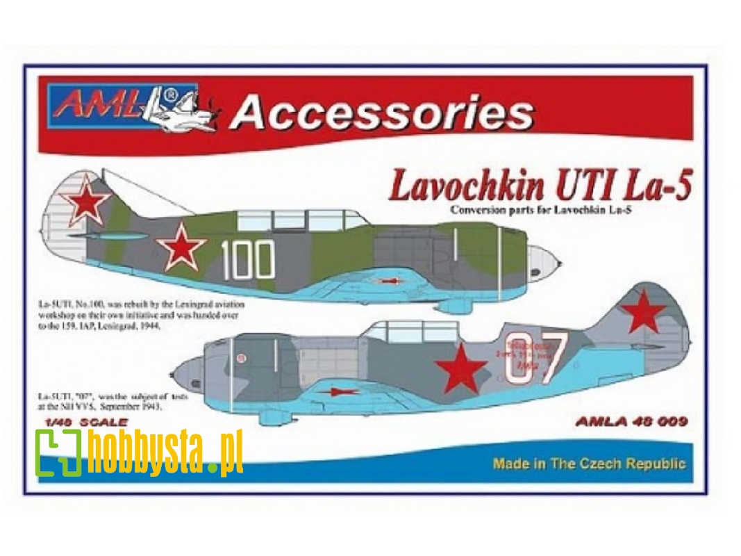 Lavochkin La-5 Uti - Conversion Set (For Zvezda Kits) - zdjęcie 1 Lavochkin La-5 Uti - Conversion Set (For Zvezda Kits) - zdjęcie 1