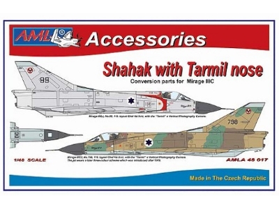 Dassault Mirage Iii C - Shahak With Tarmil Nose Conversion Set (For Eduard Kits) - zdjęcie 1