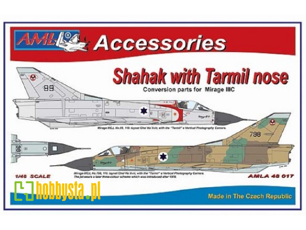 Dassault Mirage Iii C - Shahak With Tarmil Nose Conversion Set (For Eduard Kits) - zdjęcie 1 Dassault Mirage Iii C - Shahak With Tarmil Nose Conversion Set (For Eduard Kits) - zdjęcie 1