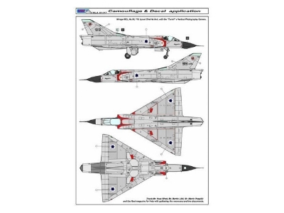 Dassault Mirage Iii C - Shahak With Tarmil Nose Conversion Set (For Eduard Kits) - zdjęcie 4