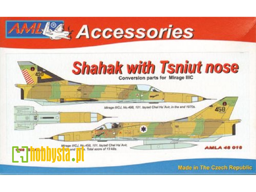 Dassault Mirage Iii C - Shahak With Tzniut Nose Conversion Set (For Eduard Kits) - zdjęcie 1 Dassault Mirage Iii C - Shahak With Tzniut Nose Conversion Set (For Eduard Kits) - zdjęcie 1