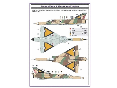 Dassault Mirage Iii C - Shahak With Tzniut Nose Conversion Set (For Eduard Kits) - zdjęcie 3