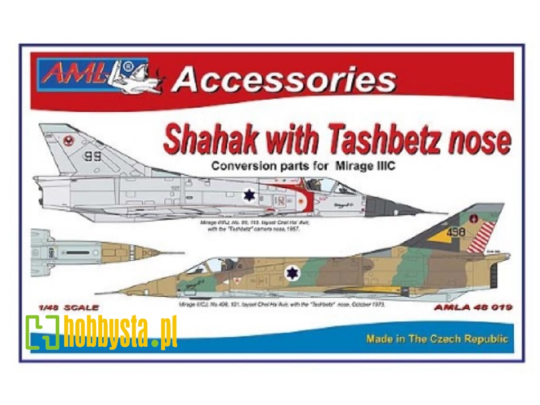 Dassault Mirage Iii C - Shahak With Tashbetz Nose Conversion Set (For Eduard Kits) - zdjęcie 1 Dassault Mirage Iii C - Shahak With Tashbetz Nose Conversion Set (For Eduard Kits) - zdjęcie 1