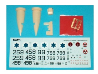 Dassault Mirage Iii C - Shahak With Tashbetz Nose Conversion Set (For Eduard Kits) - zdjęcie 2