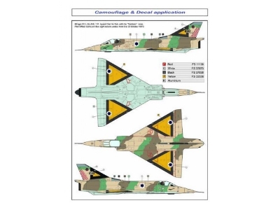 Dassault Mirage Iii C - Shahak With Tashbetz Nose Conversion Set (For Eduard Kits) - zdjęcie 4