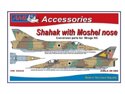 Dassault Mirage Iii C - Shahak With Moshel Nose Conversion Set (For Eduard Kits) - zdjęcie 1