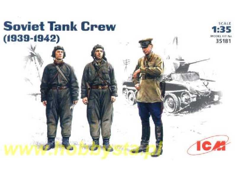 Figurki Radzieccy czołgiści (1939-1942) - zdjęcie 1 Figurki Radzieccy czołgiści (1939-1942) - zdjęcie 1