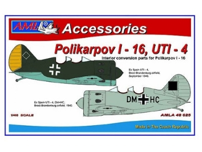Polikarpov I-16 Uti-4 - Conversion Set (Designed To Be Used With Eduard Kits) - zdjęcie 1
