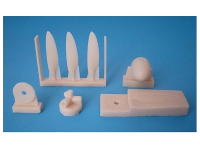 Focke-wulf Fw-190 D-9 - Propeller With Tool (Designed To Be Used With Eduard Kits And Tamiya Kits) - zdjęcie 1