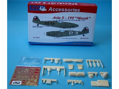 Avia S-199 Mezek - Correct Set Part 1 (For Academy And Hobby Craft Kits) - zdjęcie 3