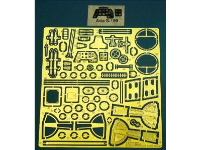 Avia S-199 (Jv-1, Ok-bye) - Conversion Set (Designed To Be Used With Academy And Hobbycraft Kits) - zdjęcie 3