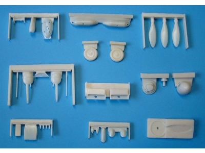 Avia S-199 (Jv-1, Ok-bye) - Conversion Set (Designed To Be Used With Academy And Hobbycraft Kits) - zdjęcie 4