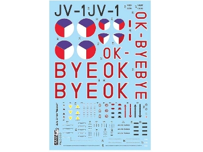 Avia S-199 (Jv-1, Ok-bye) - Conversion Set (Designed To Be Used With Academy And Hobbycraft Kits) - zdjęcie 5