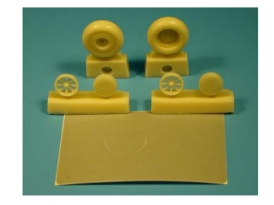 Curtiss P-40 B/C/D/E - Wheels +paint Masks (Early) - zdjęcie 1