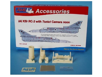 Iai Kfir Rc-2 With Tsniut Camera Nose Conversion Set (Designed To Be Used With Amk And Kinetic Models Kits) - zdjęcie 1