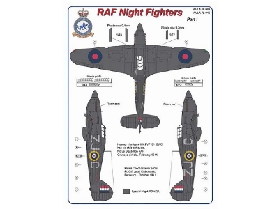 Hurricane Mk.I & Defiant Mk.I - Raf Night Fighters Part 1 (For Airfix Kits) - zdjęcie 4
