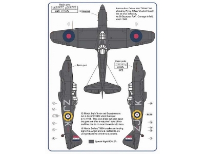 Hurricane Mk.I & Defiant Mk.I - Raf Night Fighters Part 1 (For Airfix Kits) - zdjęcie 5