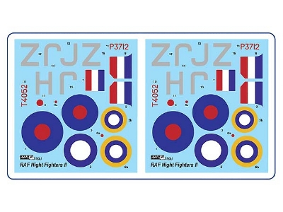 Raf Night Fighters - Hurricane Mk.I & Defiant Mk.I Conversion Set (For Airfix / Revell / Hasegawa Kits) - zdjęcie 3
