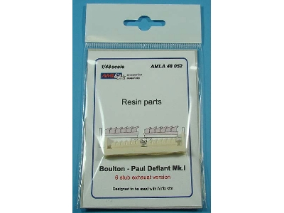 Boulton-paul Defiant Mk.I - 6 Stub Exhaust Versions (For Airfix Kits) - zdjęcie 2