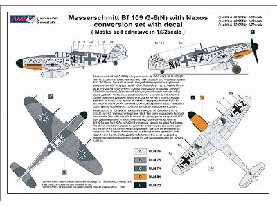 Messerschmitt Bf-109g-6(N) - Naxos Conversion Set - zdjęcie 4