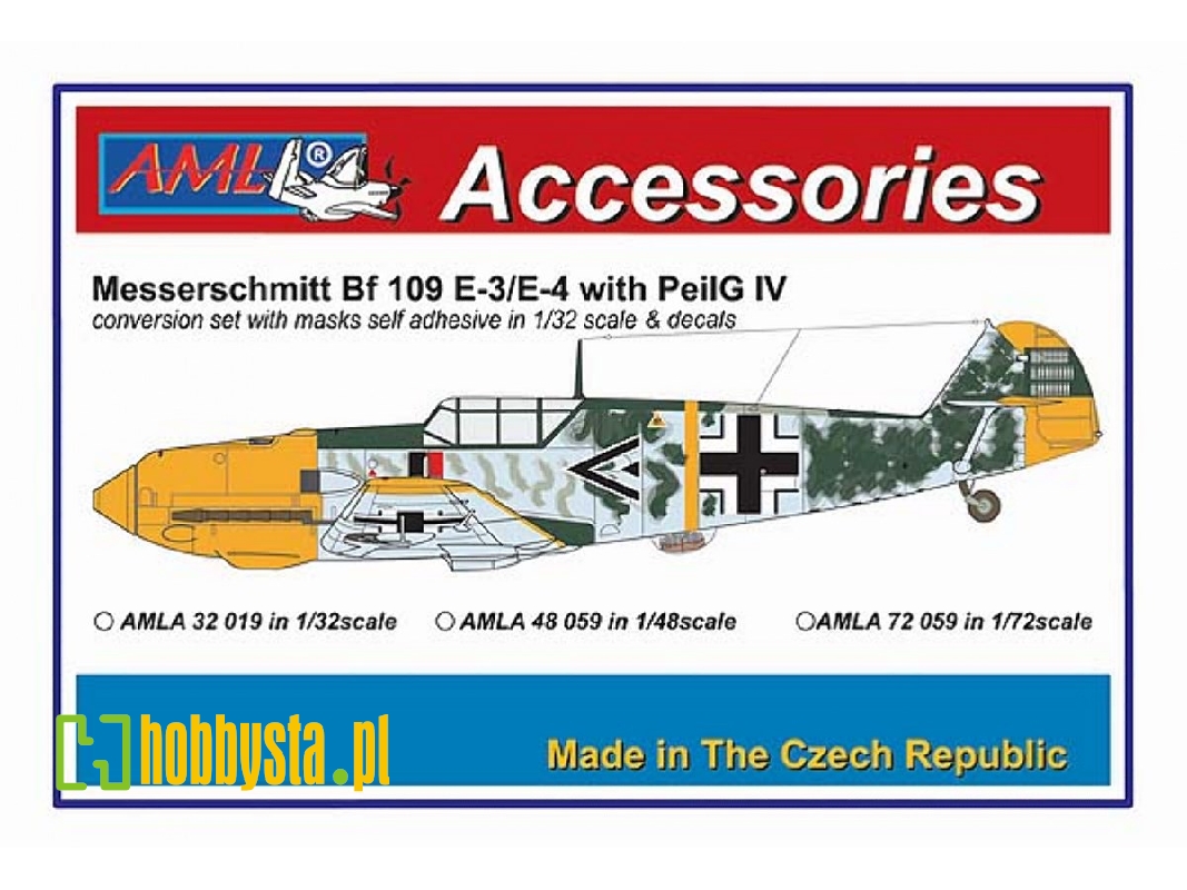 Messerschmitt Bf-109 E-3 / E-4 With Peilg Iv Conversion Set - zdjęcie 1