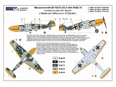 Messerschmitt Bf-109 E-3 / E-4 With Peilg Iv Conversion Set - zdjęcie 2