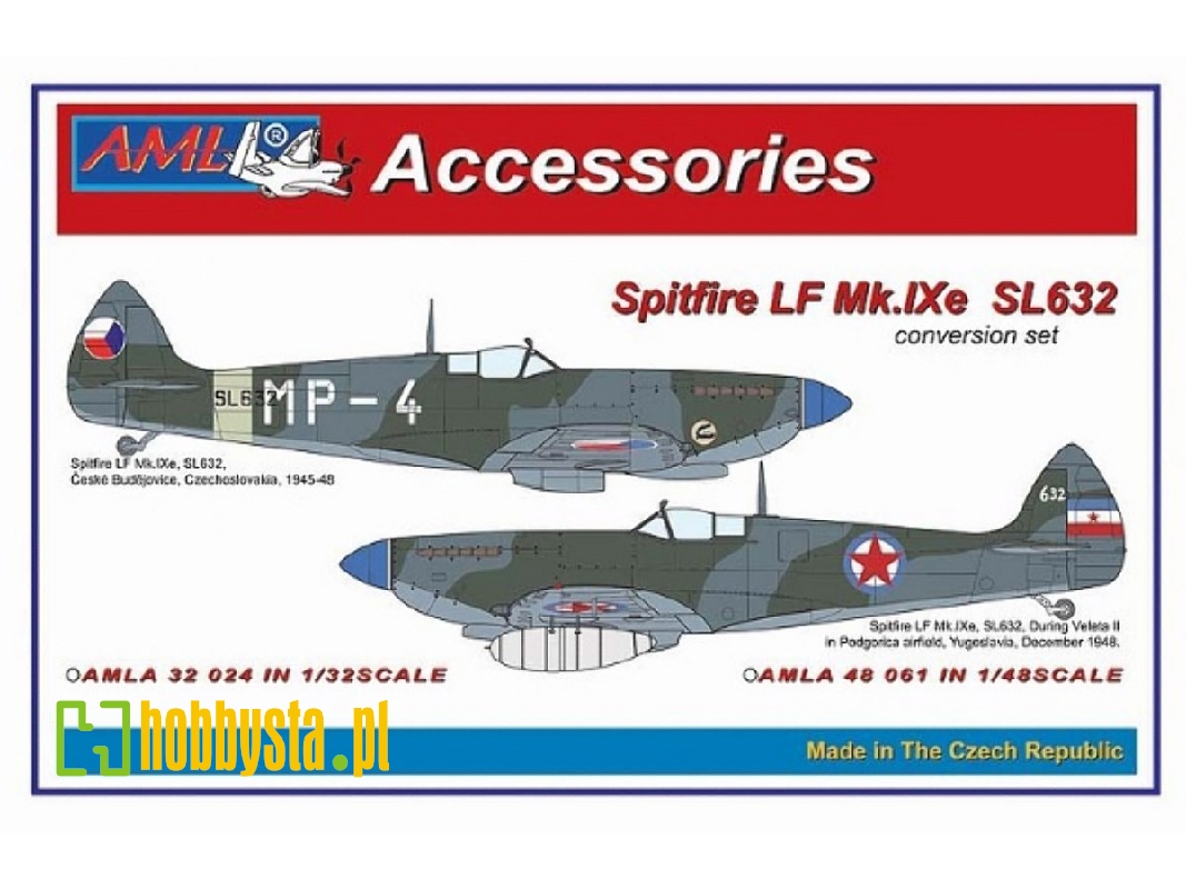 Supermarine Spitfire Mk.Ixe With Germany Fuels - Czech Af (For Eduard Kits) - zdjęcie 1 Supermarine Spitfire Mk.Ixe With Germany Fuels - Czech Af (For Eduard Kits) - zdjęcie 1