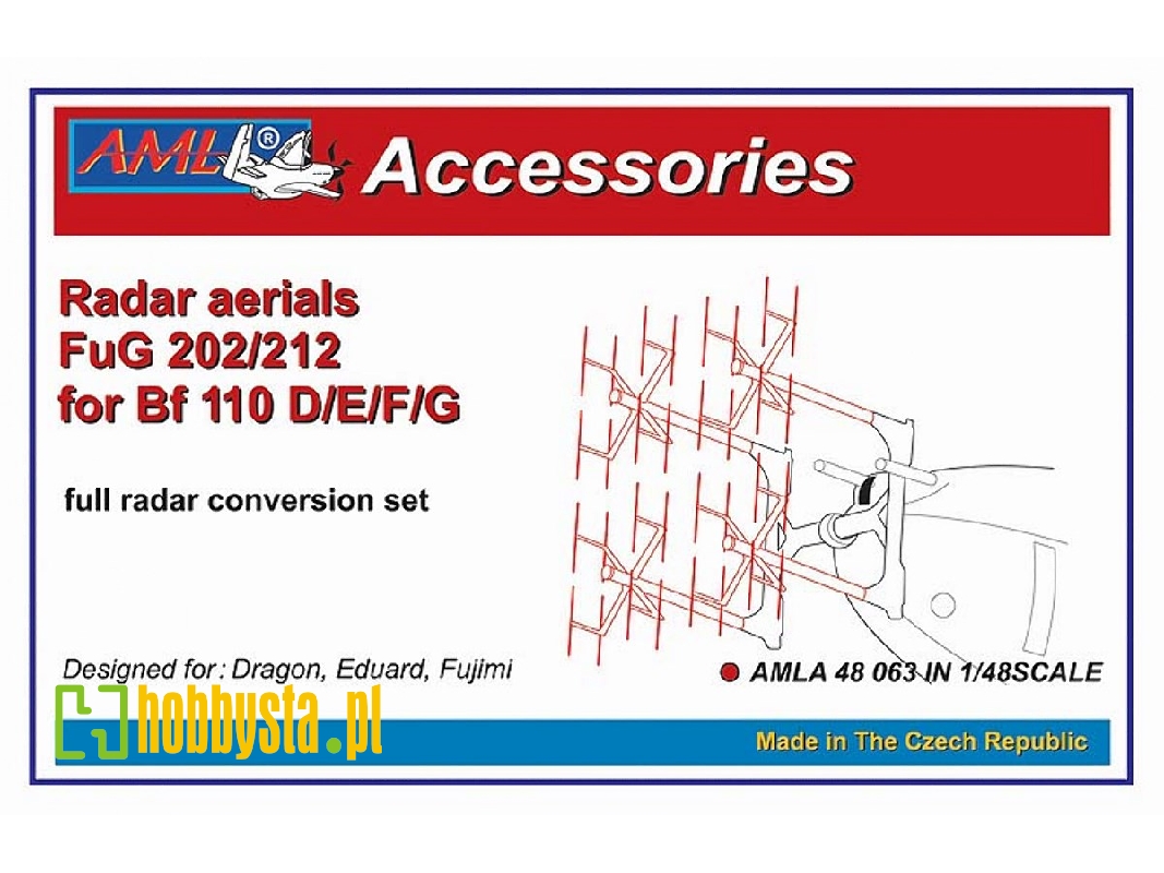 Fug 202/212 Radar Aerials For The Messerschmitt Bf-110 D/E/F/G With Etched Parts (Designed To Be Used With Dragon, Eduard And Fu Fug 202/212 Radar Aerials For The Messerschmitt Bf-110 D/E/F/G With Etched Parts (Designed To Be Used With Dragon, Eduard And Fu