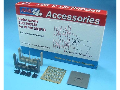 Fug 202/212 Radar Aerials For The Messerschmitt Bf-110 D/E/F/G With Etched Parts (Designed To Be Used With Dragon, Eduard And Fu