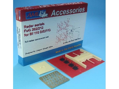 Fug 202/212 Radar Aerials For The Messerschmitt Bf-110 D/E/F/G With Etched Parts (Designed To Be Used With Dragon, Eduard And Fu