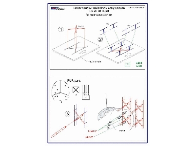 Fug 202/212 Radar Aerials For The Junkers Ju-88c-6/R With Etched Parts (Designed To Be Used With Dragon And Icm Kits) - zdjęcie