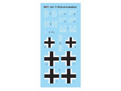 Fieseler Fi-156 C-3 'storch' Nachtschlacht Conversion Set - zdjęcie 2