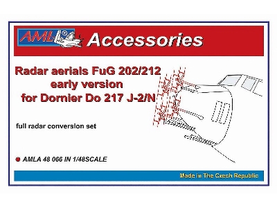 Fug 202/212 Radar Aerials For The Dornier Do-217j-2/N With Etched Parts (Designed To Be Used With Icm Kits) - zdjęcie 1