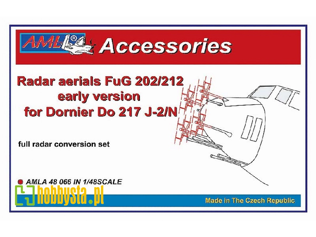 Fug 202/212 Radar Aerials For The Dornier Do-217j-2/N With Etched Parts (Designed To Be Used With Icm Kits) - zdjęcie 1 Fug 202/212 Radar Aerials For The Dornier Do-217j-2/N With Etched Parts (Designed To Be Used With Icm Kits) - zdjęcie 1