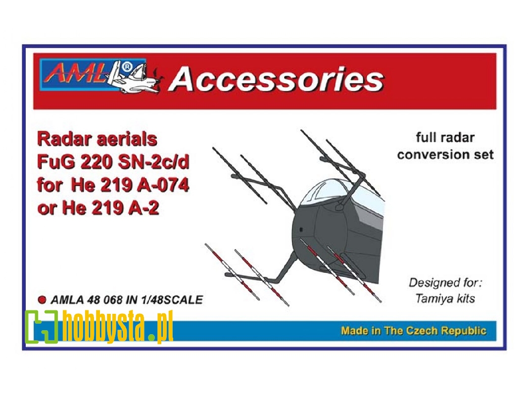 Fug 220 Sn-2c/D Radar Aerials For The Heinkel He-219 A-074 / A-2 (Designed To Be Used With Tamiya Kits) - zdjęcie 1 Fug 220 Sn-2c/D Radar Aerials For The Heinkel He-219 A-074 / A-2 (Designed To Be Used With Tamiya Kits) - zdjęcie 1