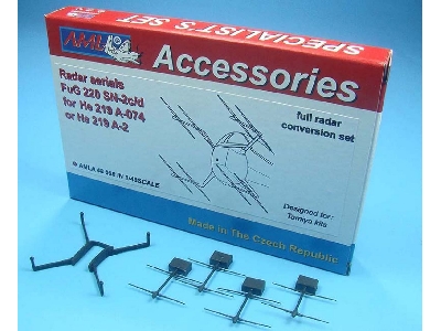 Fug 220 Sn-2c/D Radar Aerials For The Heinkel He-219 A-074 / A-2 (Designed To Be Used With Tamiya Kits) - zdjęcie 2