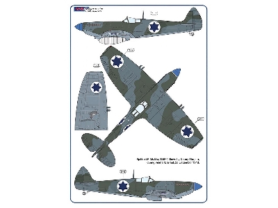 Supermarine Spitfire Lf Mk.Ixe With German Fuel Tanks In Israeli Af Service Conversion Set - zdjęcie 3