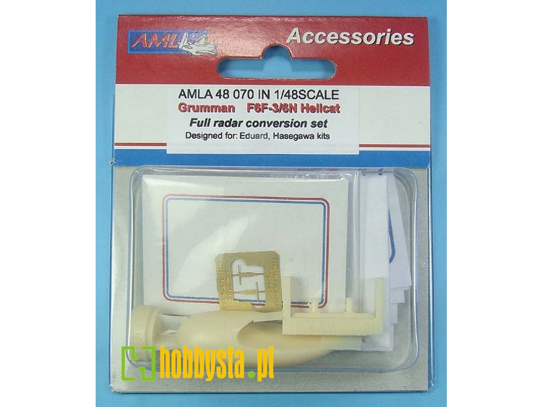 Full Radar Conversion Set For The Grumman F6f-3/6n Hellcat (Designed To Be Used With Eduard Kits And Hasegawa Kits) - zdjęcie 1 Full Radar Conversion Set For The Grumman F6f-3/6n Hellcat (Designed To Be Used With Eduard Kits And Hasegawa Kits) - zdjęcie 1