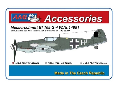 Messerschmitt Bf-109 G-4 W.Nr14851 - Conversion Set - zdjęcie 1