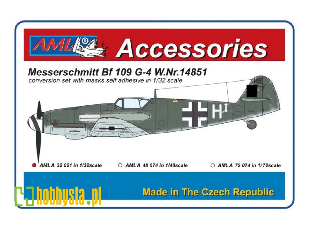 Messerschmitt Bf-109 G-4 W.Nr14851 - Conversion Set - zdjęcie 1