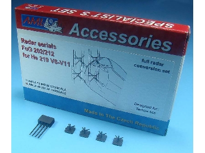 Radar Aerials Fug 202/212 For Heinkel He-219 V6-v11 (Designed To Be Used With Eduard Kits And Tamiya Kits) - zdjęcie 1