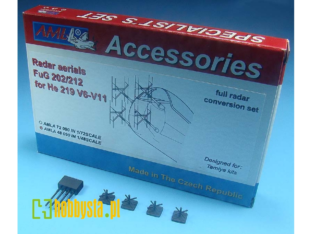 Radar Aerials Fug 202/212 For Heinkel He-219 V6-v11 (Designed To Be Used With Eduard Kits And Tamiya Kits) - zdjęcie 1