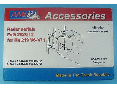 Radar Aerials Fug 202/212 For Heinkel He-219 V6-v11 (Designed To Be Used With Eduard Kits And Tamiya Kits) - zdjęcie 2