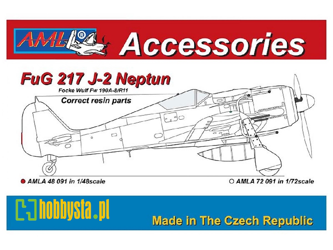 Focke-wulf Fw-190 A-8/R11 With Fug 217 J-2 Neptun (Designed To Be Used With Eduard Kits And Tamiya Kits) - zdjęcie 1 Focke-wulf Fw-190 A-8/R11 With Fug 217 J-2 Neptun (Designed To Be Used With Eduard Kits And Tamiya Kits) - zdjęcie 1